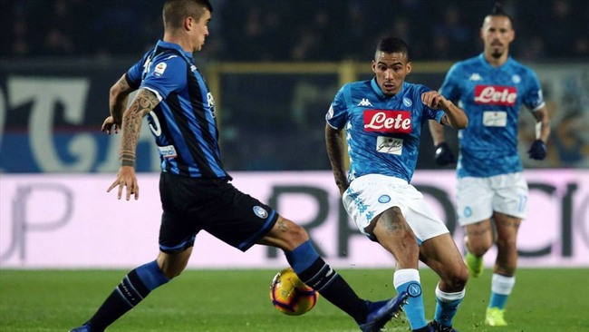 Màn đụng độ Atalanta vs Napoli