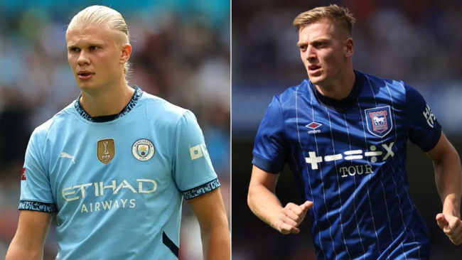 Màn đụng độ Ipswich vs Manchester City